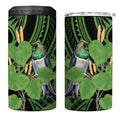 Kawakawa Rongoa Maori Kereru New Zealand 4 in 1 Can Cooler Tumbler