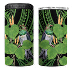 Kawakawa Rongoa Maori Kereru New Zealand 4 in 1 Can Cooler Tumbler
