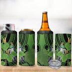 Kawakawa Rongoa Maori Kereru New Zealand 4 in 1 Can Cooler Tumbler