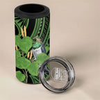 Kawakawa Rongoa Maori Kereru New Zealand 4 in 1 Can Cooler Tumbler