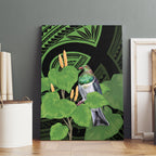 Kawakawa Rongoa Maori Kereru New Zealand Canvas Wall Art