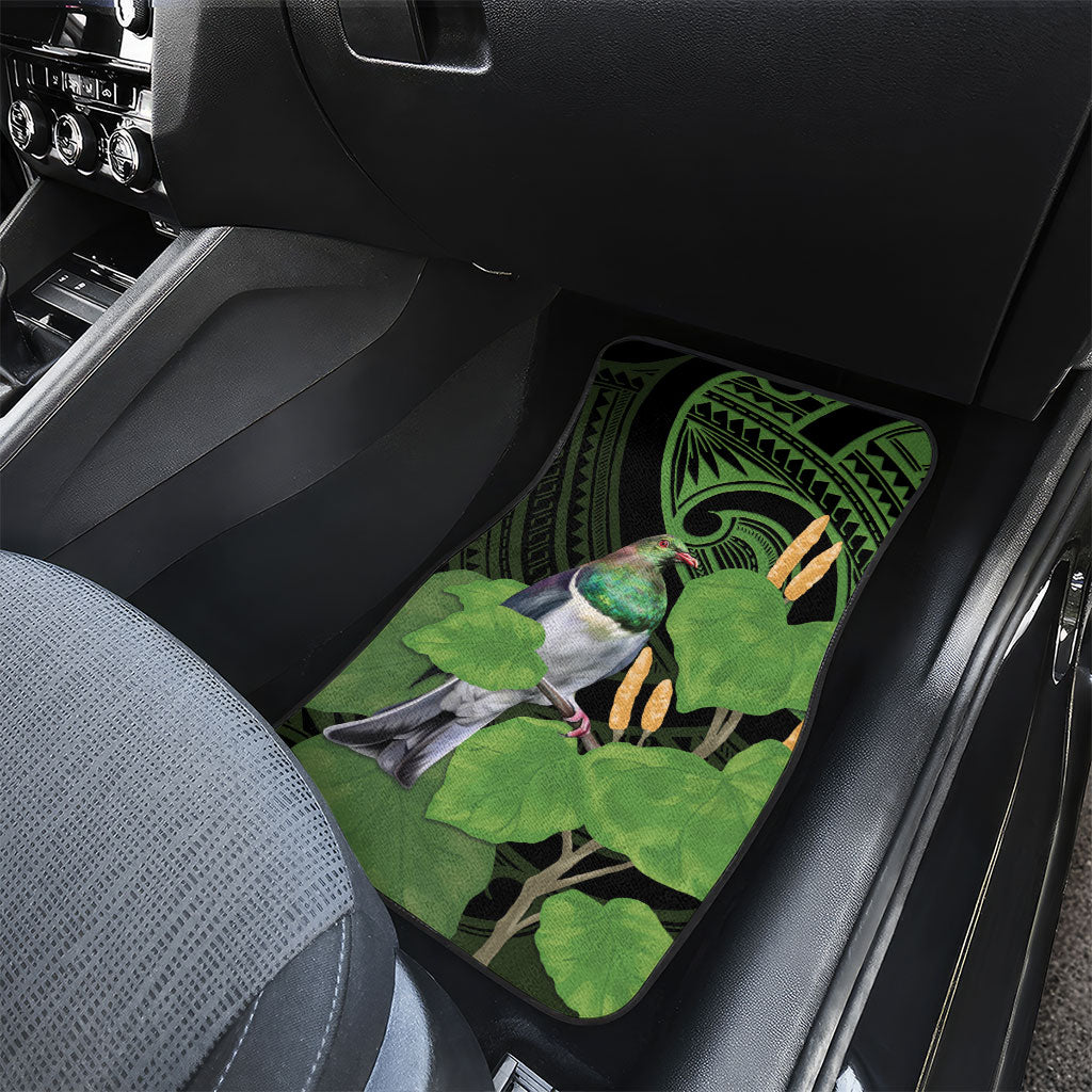 Kawakawa Rongoa Maori Kereru New Zealand Car Mats