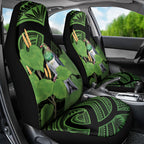 Kawakawa Rongoa Maori Kereru New Zealand Car Seat Cover