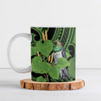 Kawakawa Rongoa Maori Kereru New Zealand Ceramic Mug