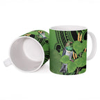 Kawakawa Rongoa Maori Kereru New Zealand Ceramic Mug