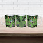 Kawakawa Rongoa Maori Kereru New Zealand Ceramic Mug