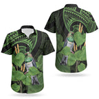 Kawakawa Rongoa Maori Kereru New Zealand Couples Matching Puletasi and Hawaiian Shirt