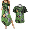 Kawakawa Rongoa Maori Kereru New Zealand Couples Matching Summer Maxi Dress and Hawaiian Shirt