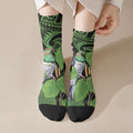 Kawakawa Rongoa Maori Kereru New Zealand Crew Socks