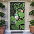 Kawakawa Rongoa Maori Kereru New Zealand Door Cover