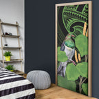 Kawakawa Rongoa Maori Kereru New Zealand Door Cover