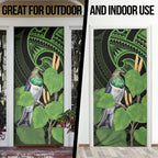 Kawakawa Rongoa Maori Kereru New Zealand Door Cover