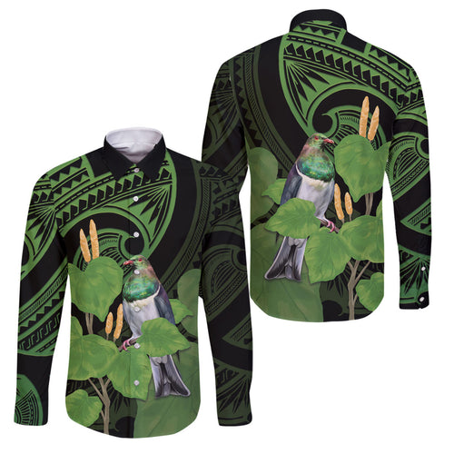 Kawakawa Rongoa Maori Kereru New Zealand Family Matching Mermaid Dress and Hawaiian Shirt