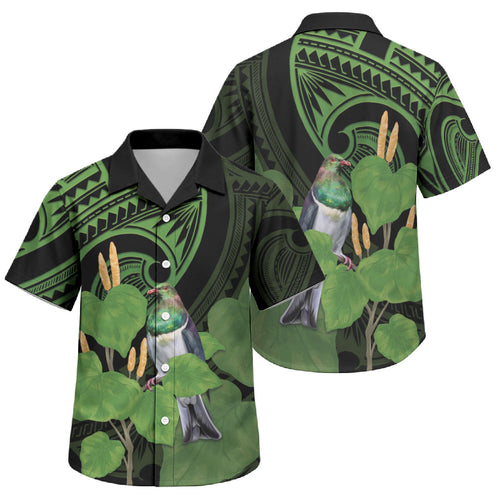 Kawakawa Rongoa Maori Kereru New Zealand Family Matching Tank Maxi Dress and Hawaiian Shirt