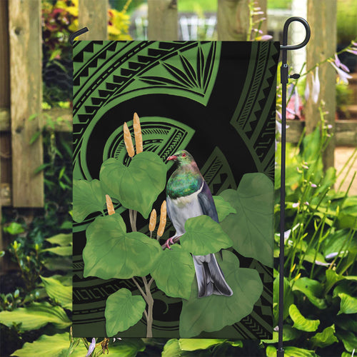 Kawakawa Rongoa Maori Kereru New Zealand Garden Flag