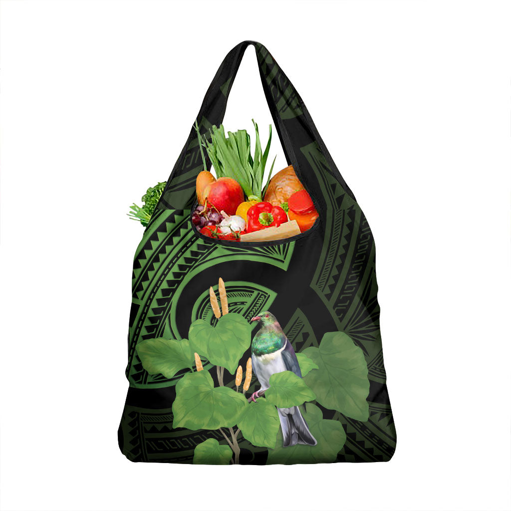 Kawakawa Rongoa Maori Kereru New Zealand Grocery Bag