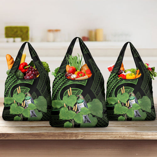 Kawakawa Rongoa Maori Kereru New Zealand Grocery Bag