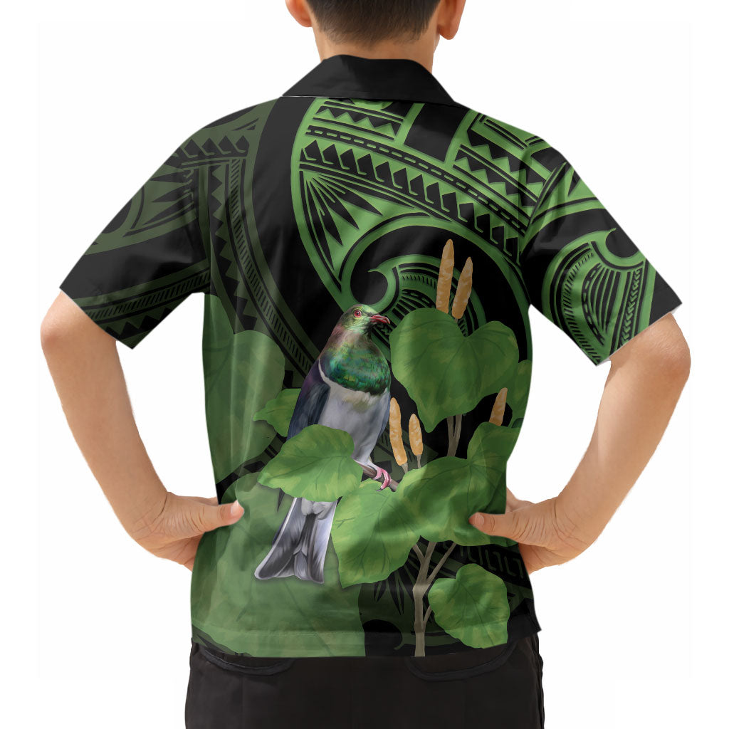 Kawakawa Rongoa Maori Kereru New Zealand Hawaiian Shirt