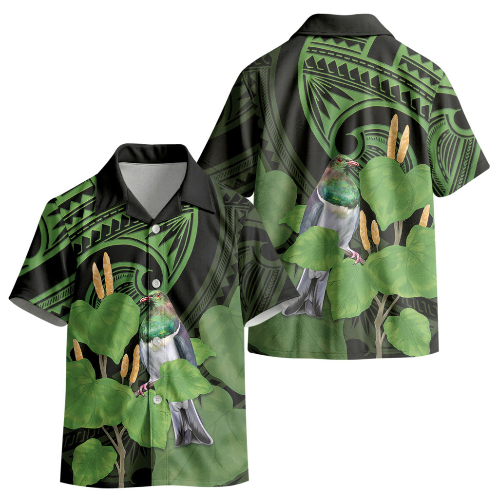 Kawakawa Rongoa Maori Kereru New Zealand Kid Hawaiian Shirt