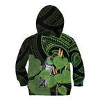 Kawakawa Rongoa Maori Kereru New Zealand Kid Hoodie