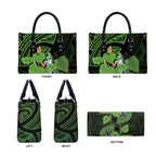 Kawakawa Rongoa Maori Kereru New Zealand Leather Bag