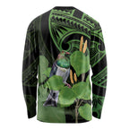 Kawakawa Rongoa Maori Kereru New Zealand Long Sleeve Shirt