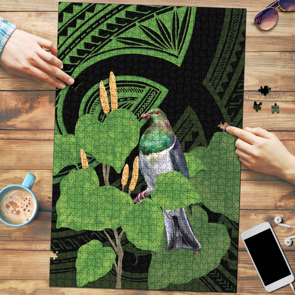 Kawakawa Rongoa Maori Kereru New Zealand Puzzle