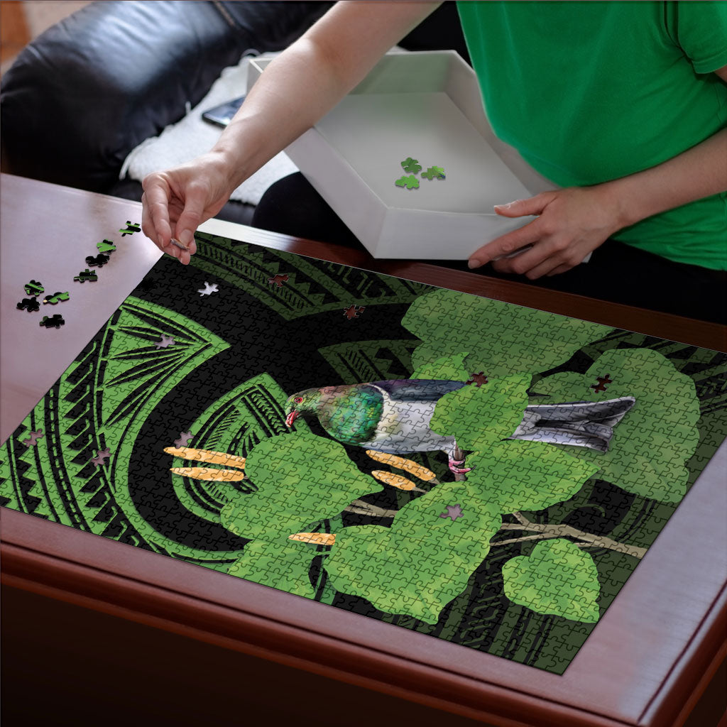 Kawakawa Rongoa Maori Kereru New Zealand Puzzle