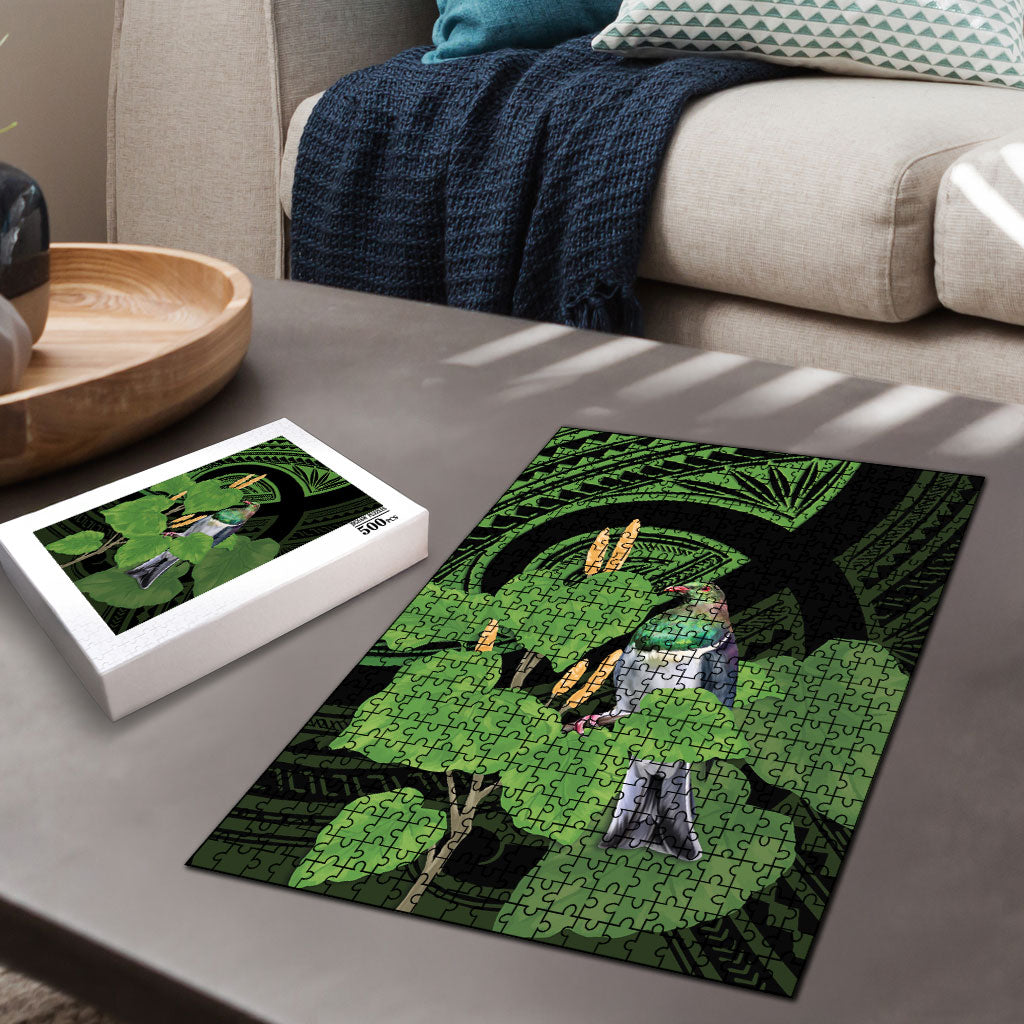 Kawakawa Rongoa Maori Kereru New Zealand Puzzle