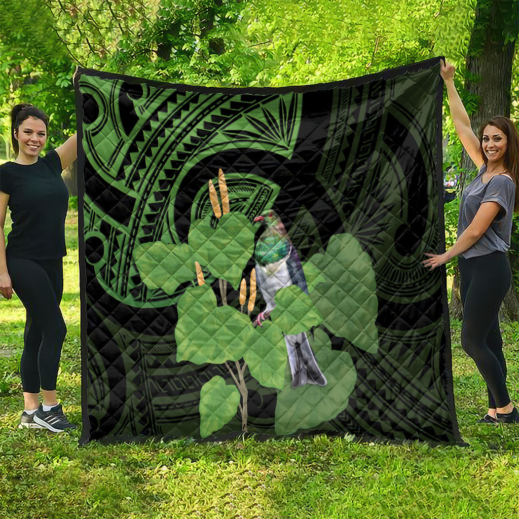Kawakawa Rongoa Maori Kereru New Zealand Quilt