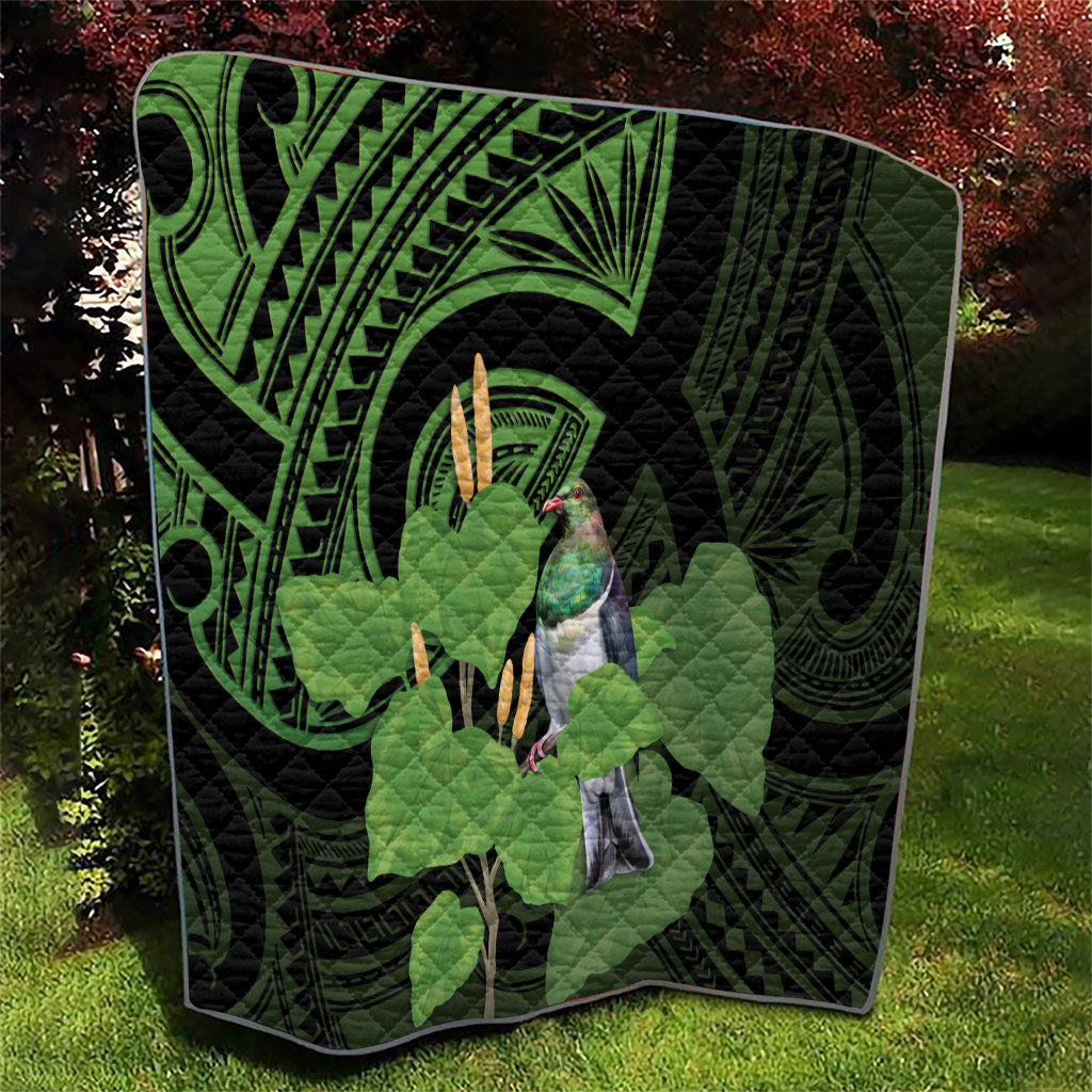 Kawakawa Rongoa Maori Kereru New Zealand Quilt