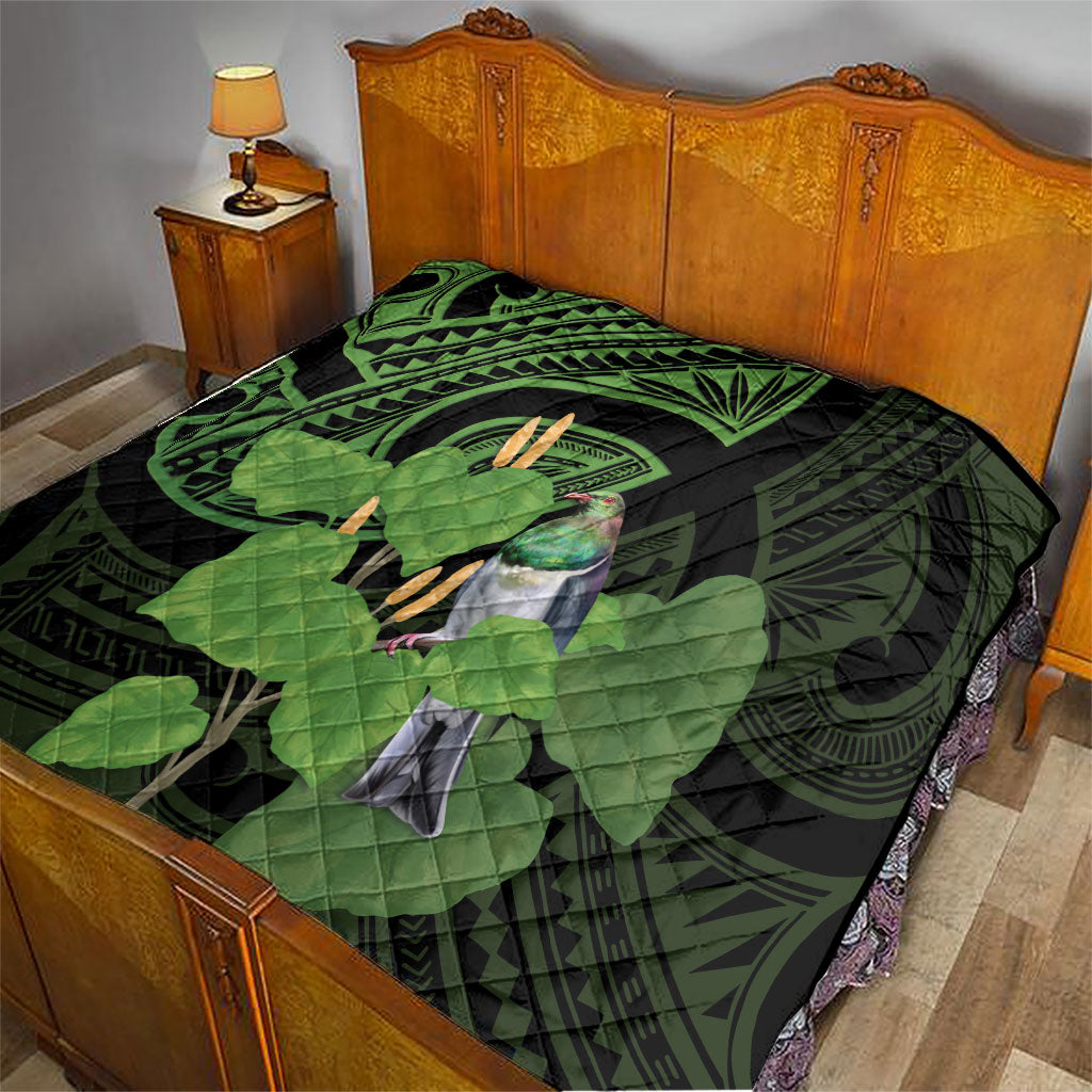 Kawakawa Rongoa Maori Kereru New Zealand Quilt