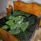 Kawakawa Rongoa Maori Kereru New Zealand Quilt