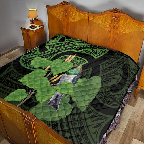 Kawakawa Rongoa Maori Kereru New Zealand Quilt