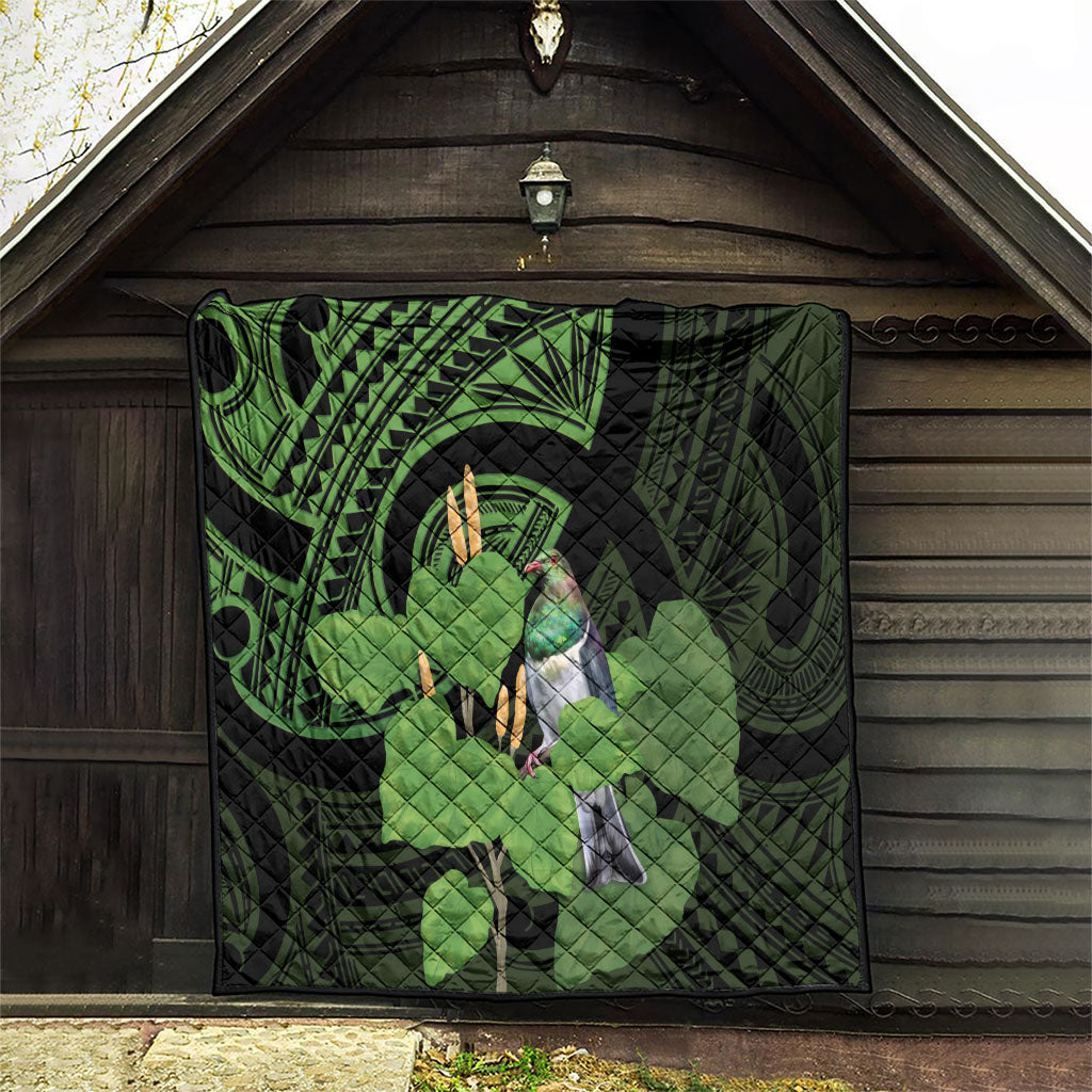 Kawakawa Rongoa Maori Kereru New Zealand Quilt