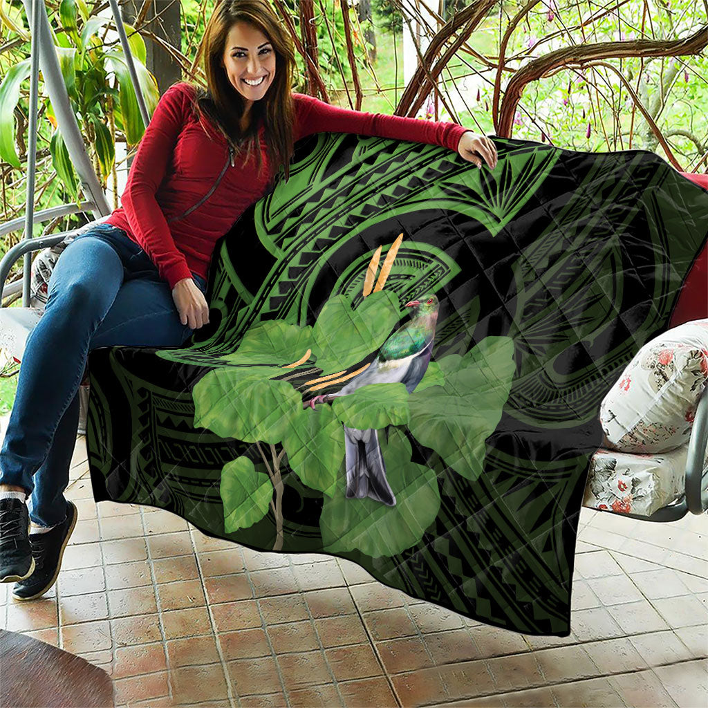 Kawakawa Rongoa Maori Kereru New Zealand Quilt