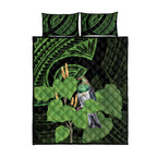 Kawakawa Rongoa Maori Kereru New Zealand Quilt Bed Set