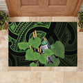 Kawakawa Rongoa Maori Kereru New Zealand Rubber Doormat