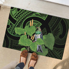 Kawakawa Rongoa Maori Kereru New Zealand Rubber Doormat