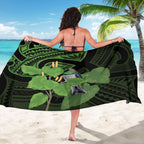 Kawakawa Rongoa Maori Kereru New Zealand Sarong