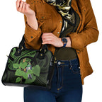 Kawakawa Rongoa Maori Kereru New Zealand Shoulder Handbag