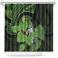 Kawakawa Rongoa Maori Kereru New Zealand Shower Curtain