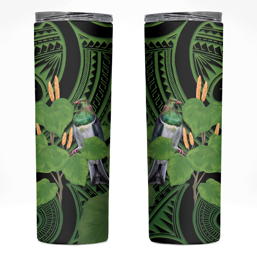 Kawakawa Rongoa Maori Kereru New Zealand Skinny Tumbler