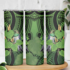Kawakawa Rongoa Maori Kereru New Zealand Skinny Tumbler