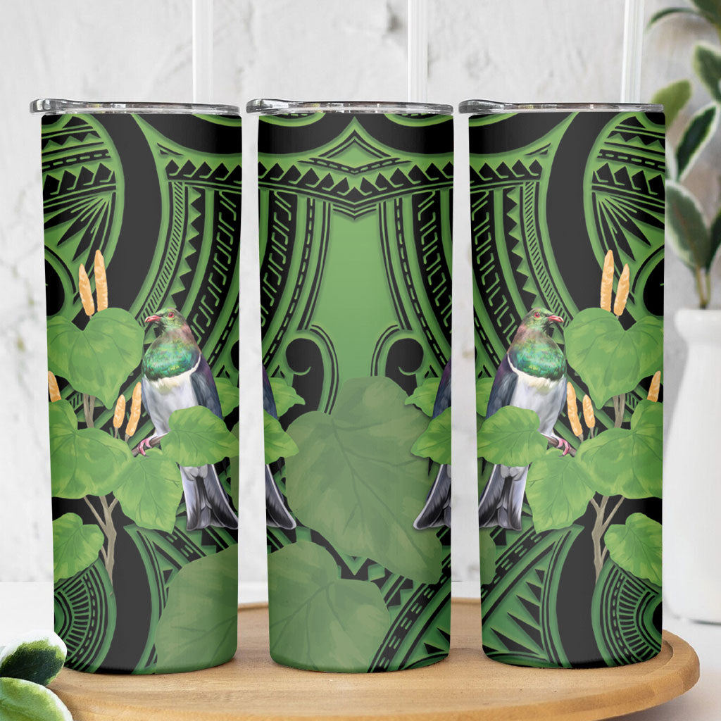 Kawakawa Rongoa Maori Kereru New Zealand Skinny Tumbler