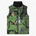 Kawakawa Rongoa Maori Kereru New Zealand Sleeveless Puffer Jacket