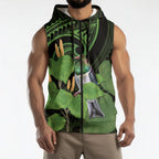 Kawakawa Rongoa Maori Kereru New Zealand Sleeveless Zip Hoodie