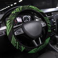 Kawakawa Rongoa Maori Kereru New Zealand Steering Wheel Cover