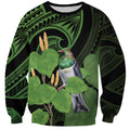 Kawakawa Rongoa Maori Kereru New Zealand Sweatshirt
