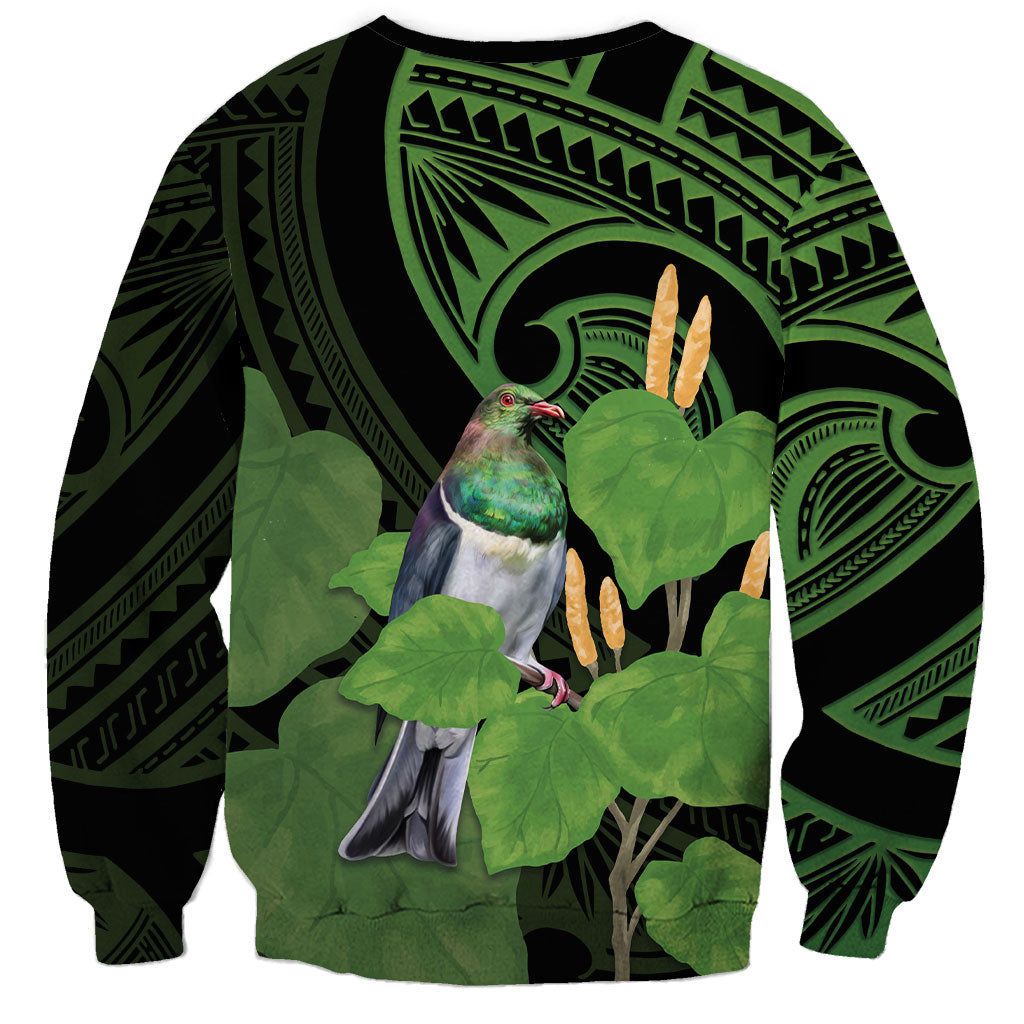 Kawakawa Rongoa Maori Kereru New Zealand Sweatshirt
